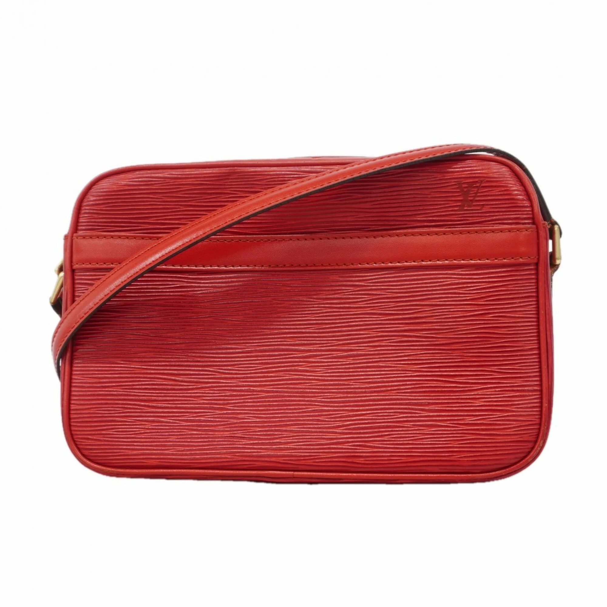 Louis Vuitton Epi Trocadero 24 Shoulder Bag M52317 Castilian Red Women's